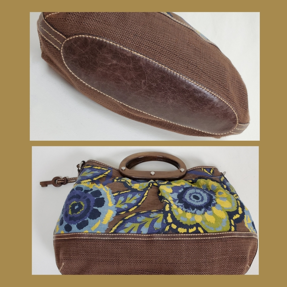 Large retro Fossil purse - Picture 6 of 8